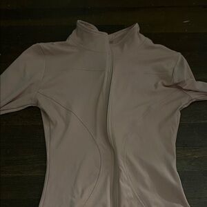 Light Mauve Zip-Up Active Jacket